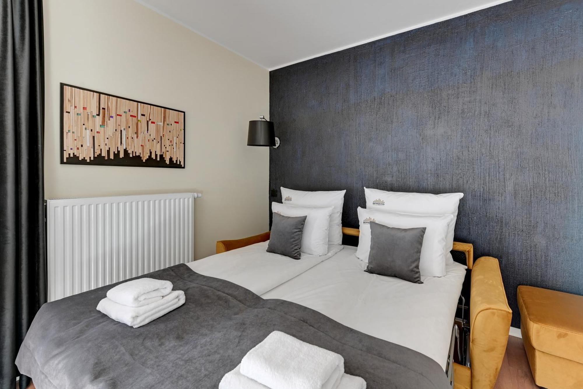 Aura 40 City Center By Downtown Apartments 그단스크 객실 사진